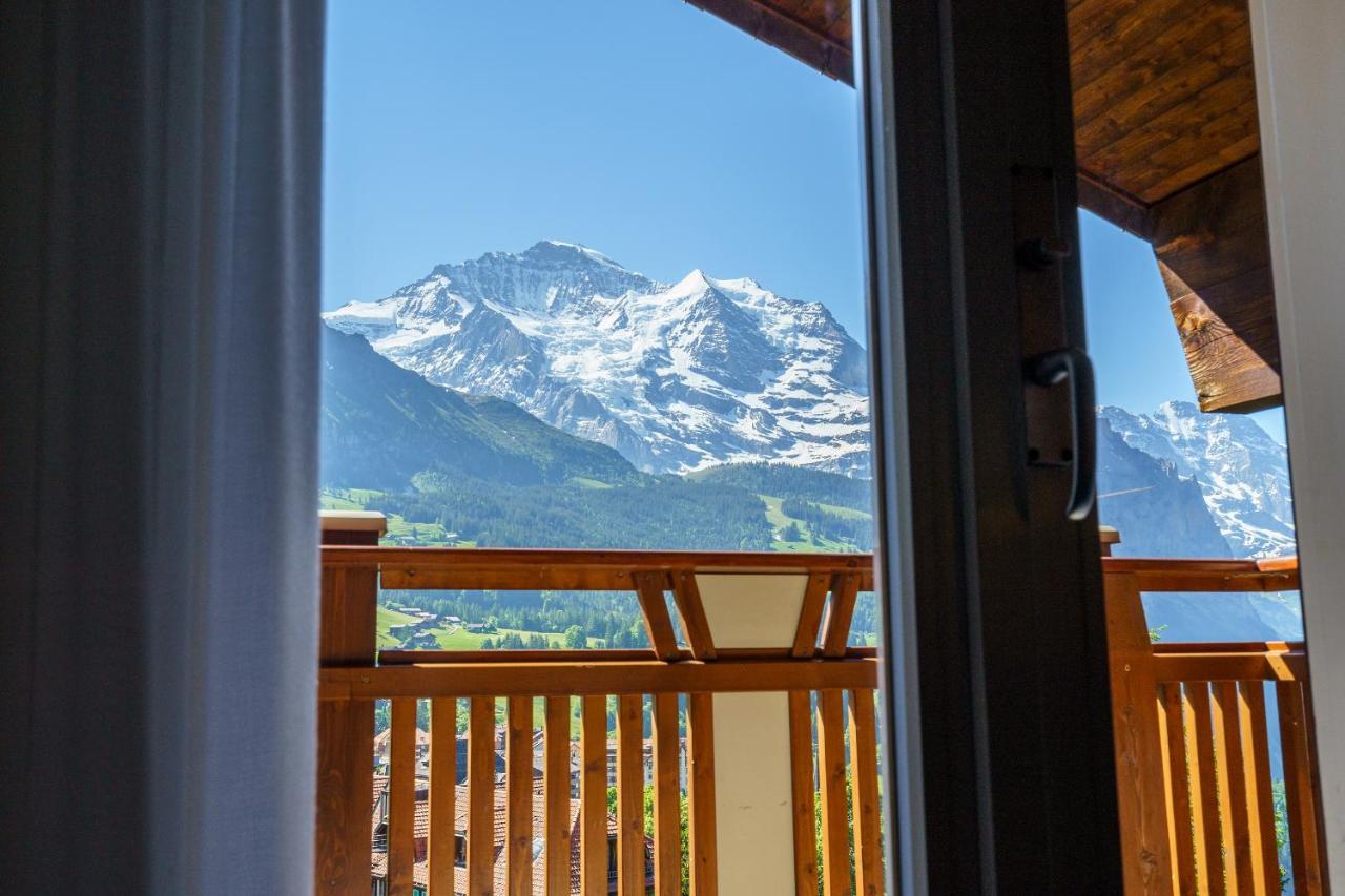 Hotel Alpenruhe - Vintage Design Hotel Wengen Eksteriør bilde