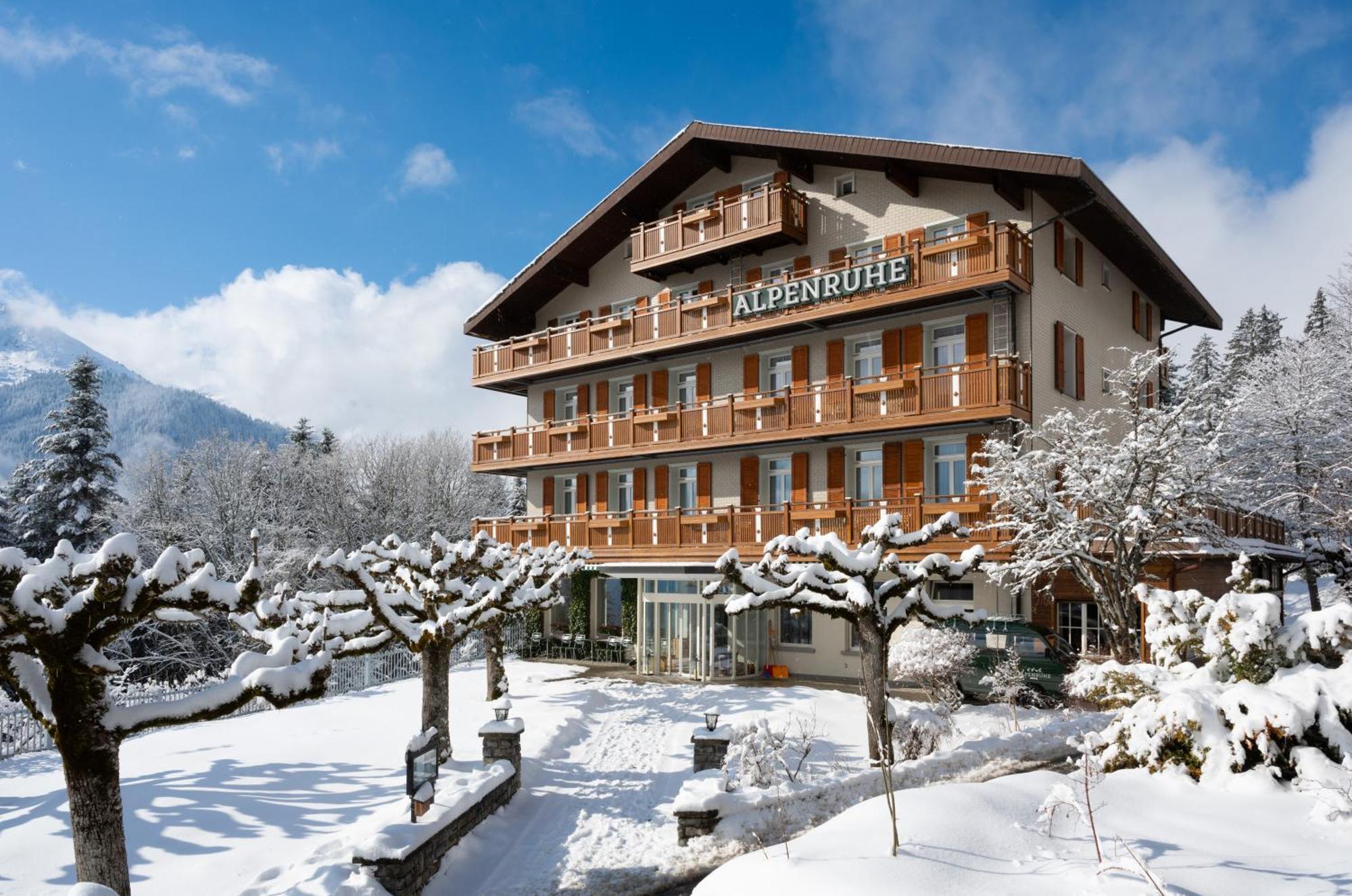Hotel Alpenruhe - Vintage Design Hotel Wengen Eksteriør bilde