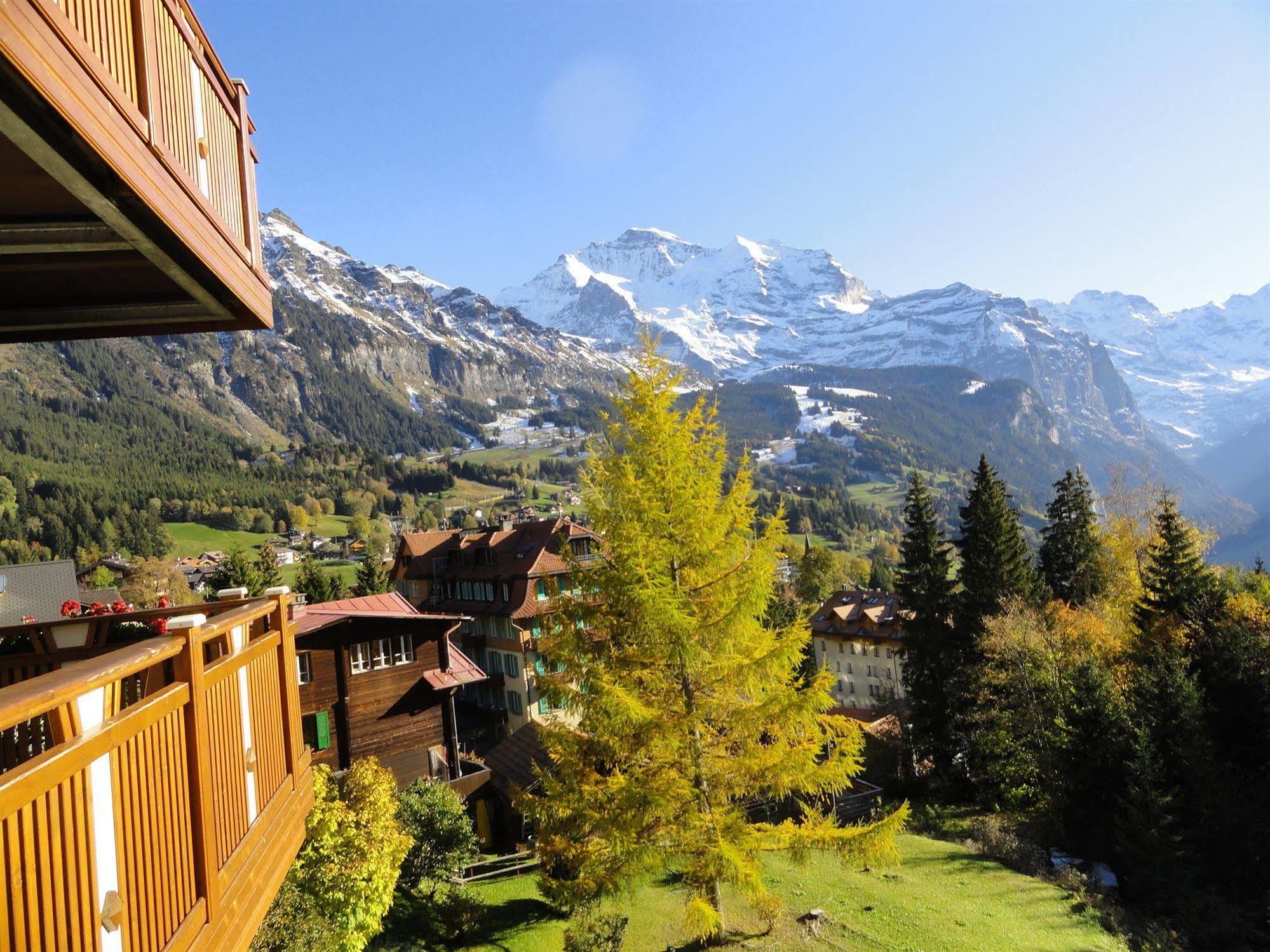 Hotel Alpenruhe - Vintage Design Hotel Wengen Eksteriør bilde