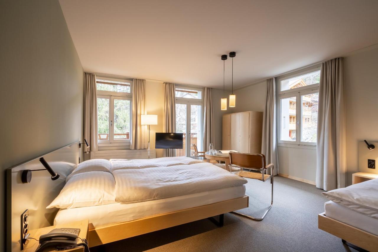 Hotel Alpenruhe - Vintage Design Hotel Wengen Eksteriør bilde